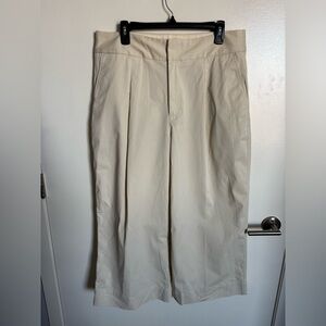 Cream GAP Wide-Leg Pants